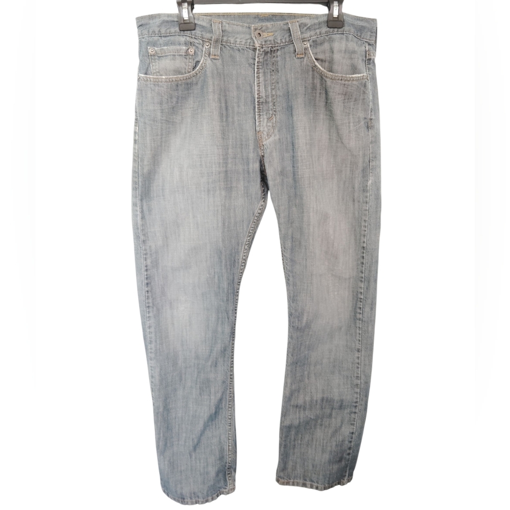 Levi's 514 Slim Straight‎ Denim Blue Jeans Sz 34